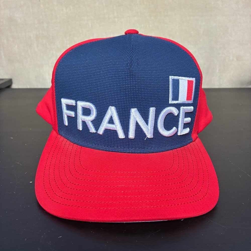 France Red Blue Gen2 Snapback Hat Embroidered Patriotic Souvenir Cap Mens